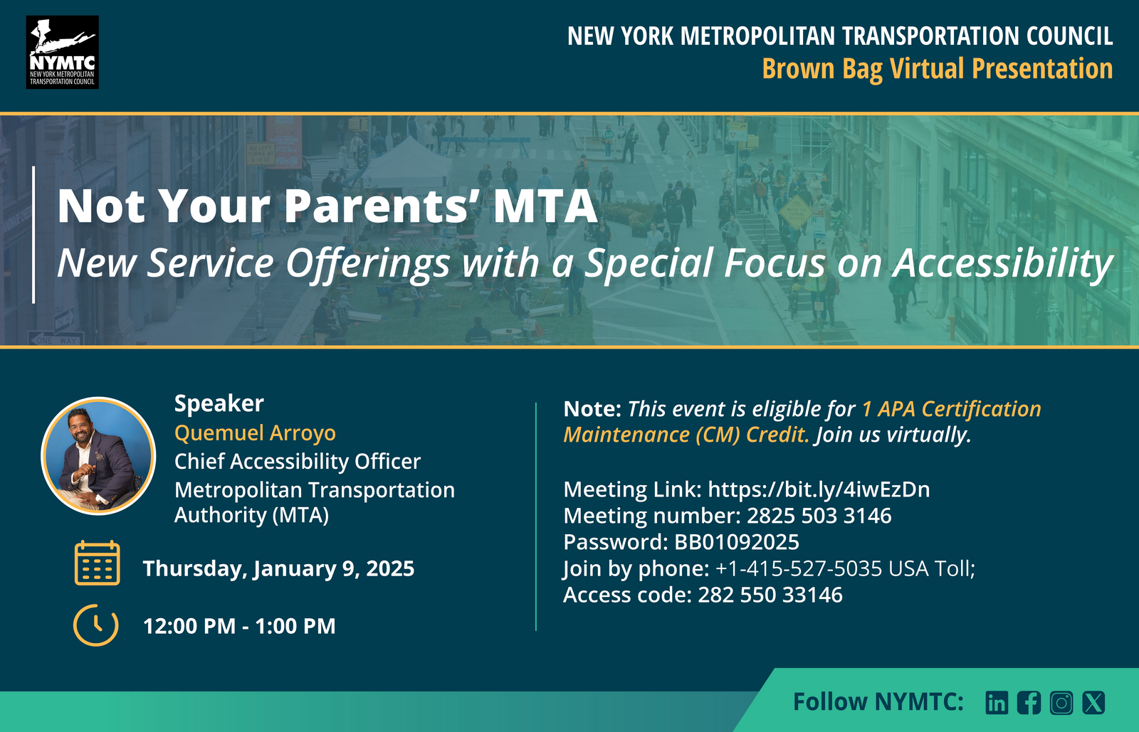 Not Your Parents’ MTA – New Service Offerings with a Focus on Accessibility