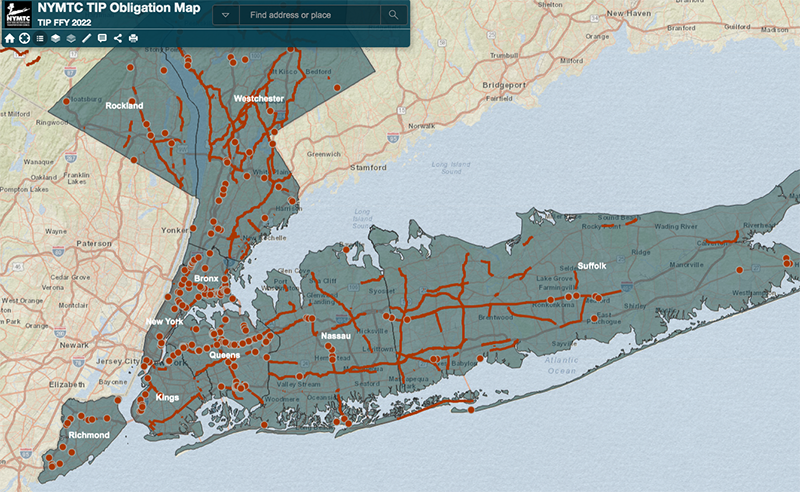 NYMTC_TIP Obligation map NYMTC_TIP Obligation map